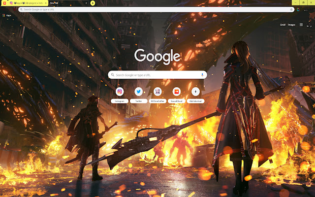 Anime Girl With Weapon CODE VEIN }Video Game{  from Chrome web store to be run with OffiDocs Chromium online